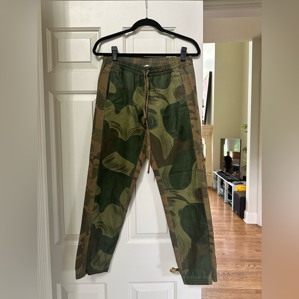 Zadig & Voltaire Olive Camouflage Cargo Pants